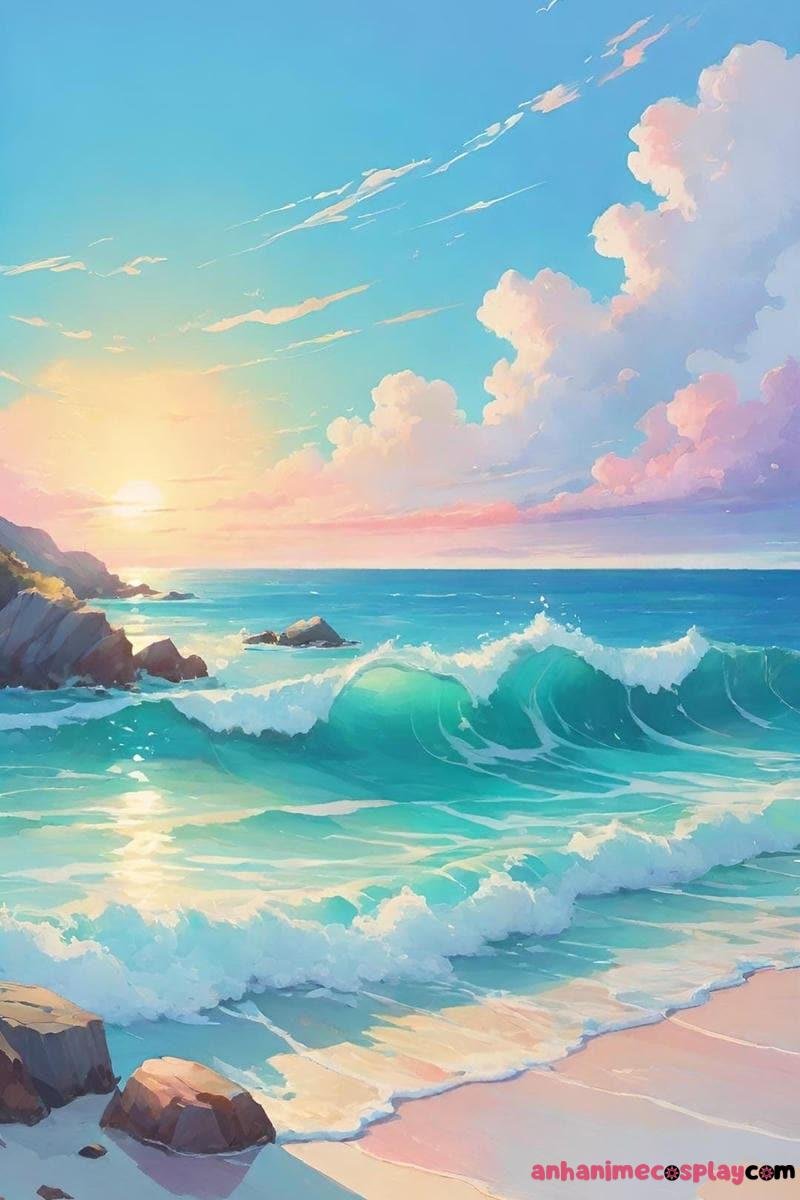 biển anime đẹpp
